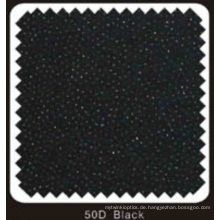 Schwarz Farbe gewebt Doppel DOT schmelzbare Interlining (50D schwarz)